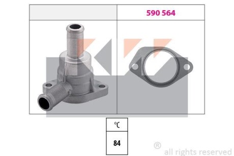 Термостат, охлаждающая жидкость KW 580311