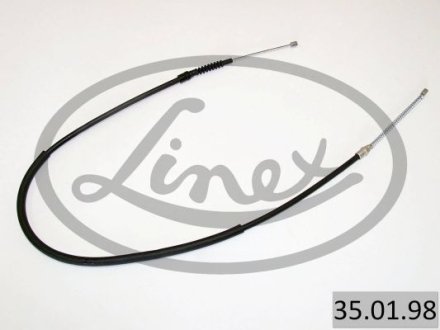 Трос ручн тормоза LINEX 350198