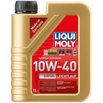 Моторное масло Diesel LeichtLauf 10W-40, 1л LIQUI MOLY 1386 (фото 1)