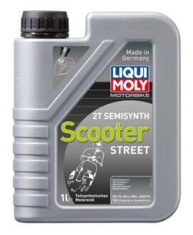 Масло моторное полусинтетическое "Racing Scooter 2T Semisynth", 1л LIQUI MOLY 1621