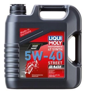 Масло моторное синтетическое "Racing Synth 4T 5W-40", 4л LIQUI MOLY 1685