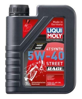 Масло моторное синтетическое "Racing Synth 4T 5W-40", 1л LIQUI MOLY 2592