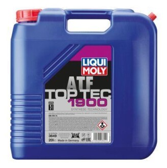 Масло трансмиссионное синтетическое "Top Tec ATF 1900", 20л LIQUI MOLY 3649