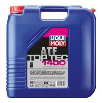 Масло трансмиссионное полусинтетическое "Top Tec ATF 1400", 20л LIQUI MOLY 3692