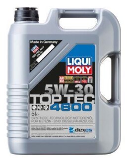 Масло моторное полусинтетическое "Top Tec 4600 5W-30", 5л LIQUI MOLY 3756