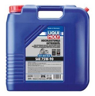 Масло трансмиссионное синтетическое "Hochleistungs-Getriebeoil 75W-90", 20л LIQUI MOLY 4435