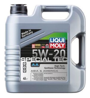 Моторное масло Special Tec AA 5W-20, 4л LIQUI MOLY 7658