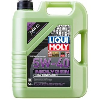 Моторное масло Molygen New Generation 5W-40, 5л LIQUI MOLY 9055