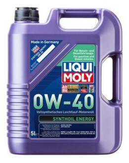 OLEJ LQM SYNTHOIL ENERGY 0W-40 5L LIQUI MOLY 9515