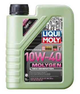 Масло моторное Molygen New Generation 10W-40 1л LIQUI MOLY 9955