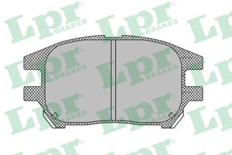 Гальмівні колодки, дискове гальмо (набір) LPR 05P1332