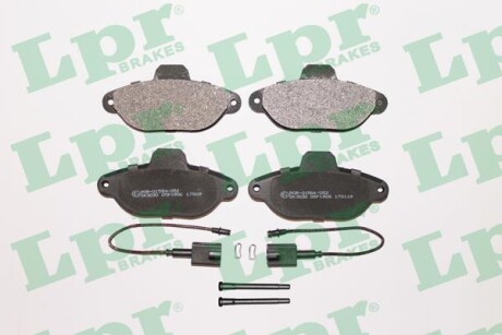 KLOCKI HAM./PRZ/ FIAT 500 1.2 16V 07- LPR 05P1906