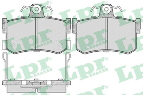 Гальмівні колодки, дискове гальмо (набір) LPR 05P654