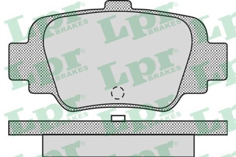 Гальмівні колодки, дискове гальмо (набір) LPR 05P874