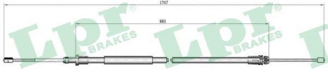 Трос, стояночная тормозная система LPR C0100B