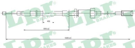 Трос ручного гальма LPR C0131B