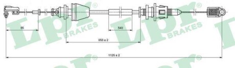 Тросик газа LPR C0146A