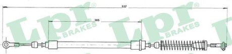 Трос ручного гальма LPR C0215B