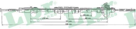 Трос, управление сцеплением LPR C0459C