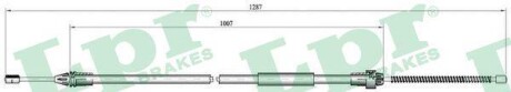 Трос, стояночная тормозная система LPR C0682B