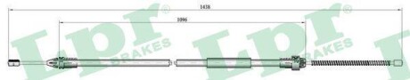 Трос ручного гальма LPR C0684B