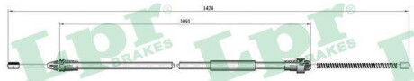 Трос ручного гальма LPR C0687B