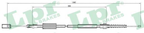 Трос, стояночная тормозная система LPR C0695B