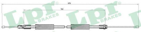 Трос ручного гальма LPR C0735B