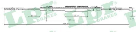 Трос ручного тормоза LPR C0960B