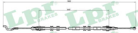 Трос ручного гальма LPR C1038B
