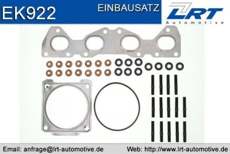 Монтажный комплект, выпускной коллектор LRT EK922