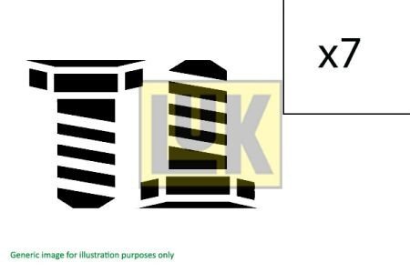 ZESTAW ЧRUB KOЭA ZAMACH. MITSUBISHI L 200/TRITON 2,4 DI-D 14- LuK 411025010