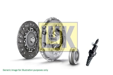 ZESTAW SPRZКGЈA FIAT PANDA/500 1,3D 04- /Z SIЈOWNIKIEM SPRZКGЈA/ LuK 620344521 (фото 1)