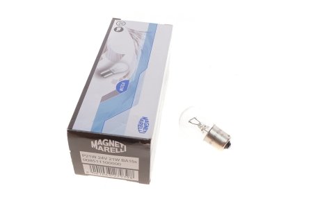 P21W 24 Лампа накаливания (24V P21W) MAGNETI MARELLI 008511100000