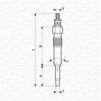 Glow Plug MAGNETI MARELLI 062900126304