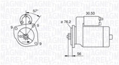 Starter MAGNETI MARELLI 063720801010