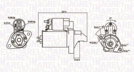 ROZRUSZNIK 12V AUDI A4 2.4,AUDI A4 2.4,AUDI A4 2.4,AUDI A4 2.4,AUDI A4 2.4,AUDI-> SZT MAGNETI MARELLI 063721074010