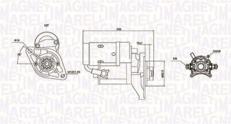 Starter MAGNETI MARELLI 063721089010