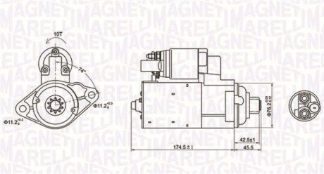 ROZRUSZNIK VW MAGNETI MARELLI 063721409010