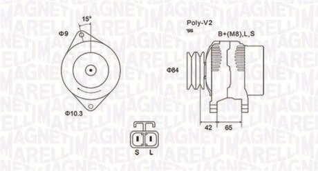 Alternator MAGNETI MARELLI 063731530010