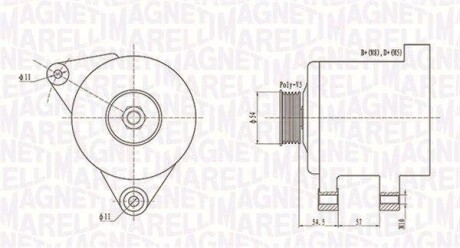 Alternator MAGNETI MARELLI 063731747010