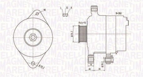 Alternator MAGNETI MARELLI 063731809010 (фото 1)