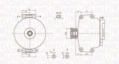 ALTERNATOR DB SPRINTER MAGNETI MARELLI 063731846010 (фото 1)