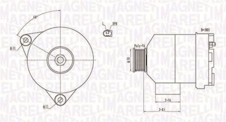 Alternator MAGNETI MARELLI 063731872010