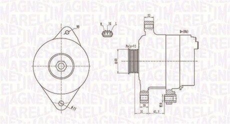 Alternator MAGNETI MARELLI 063731892010