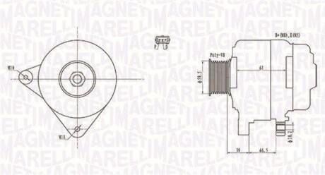 Alternator MAGNETI MARELLI 063731972010