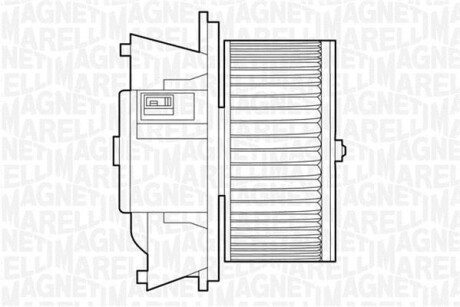 Электродвигатель, вентиляция салона MAGNETI MARELLI 069412503010