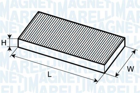 Фільтр повітря (салону) MAGNETI MARELLI 350203061050