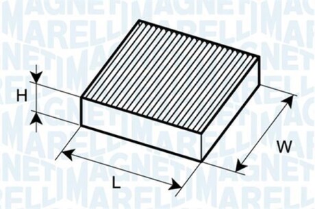 Фільтр повітря (салону) MAGNETI MARELLI 350203061930