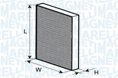 Фільтр повітря (салону) MAGNETI MARELLI 350203063840